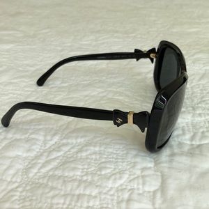 Authentic Chanel Sunglasses - Black Bow Style